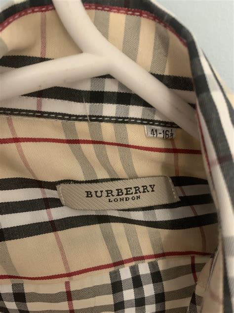 burberry shirt fake|authentic burberry tag.